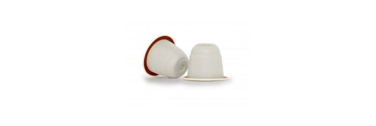 Eco-compostable and biodegradable capsules compatible with Nespresso